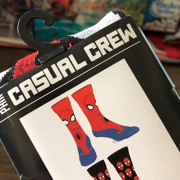 Marvel Spider-man Casual crew socks 6 pairs - Picture 7 of 7